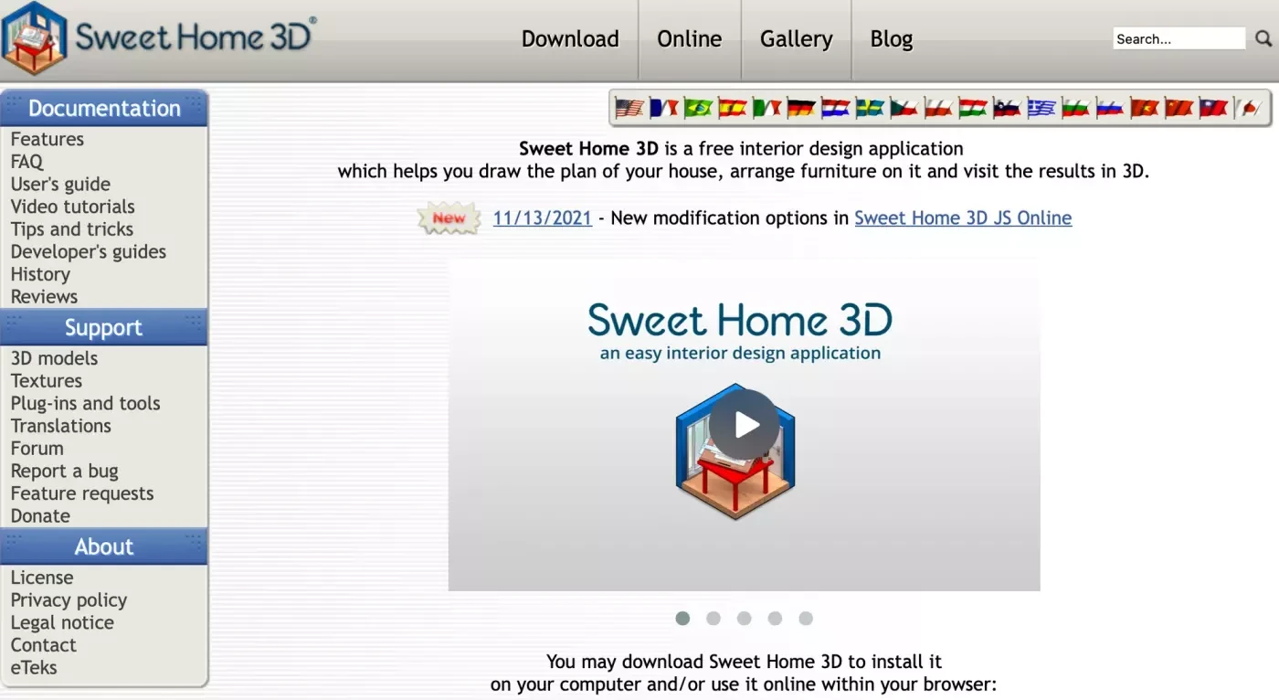 Image from Sweet Home 3D